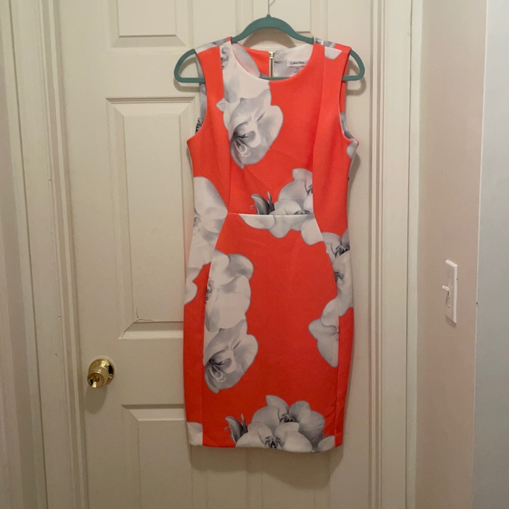 Size 10 Calvin Klein scuba dress